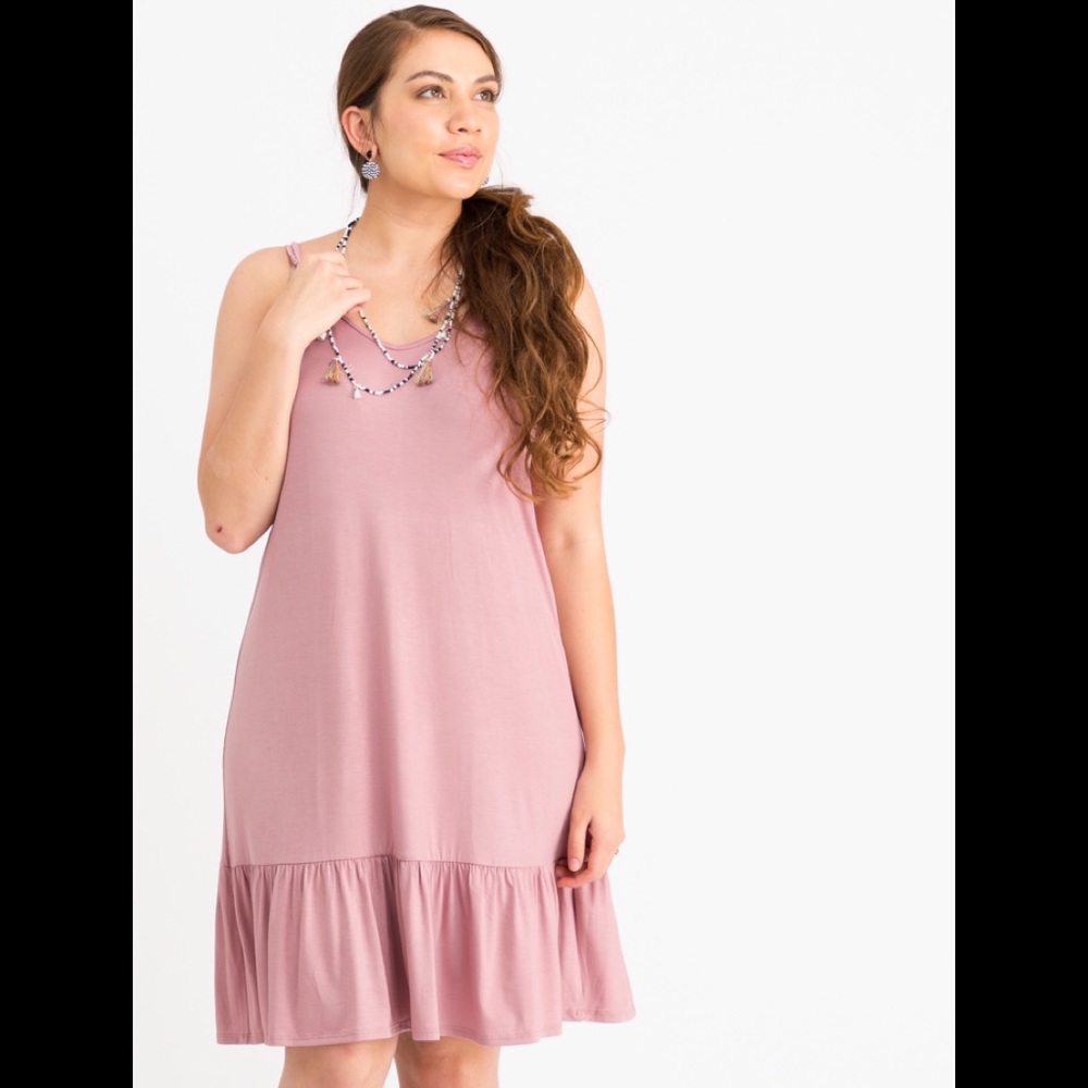 New with tags Slip dress dark blush
